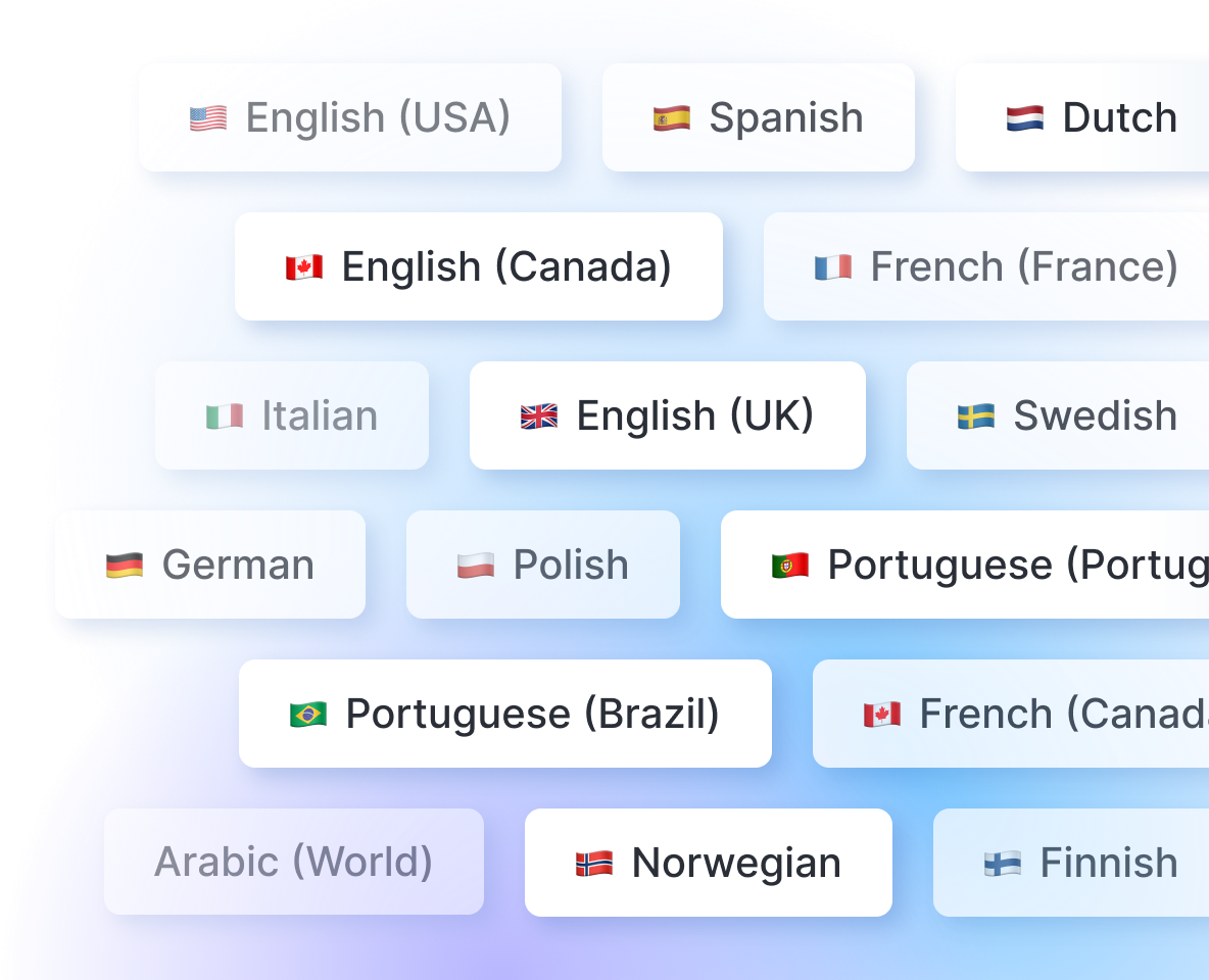 Customize translated content