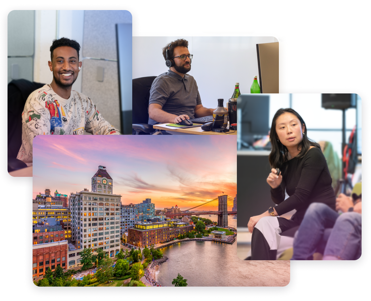 People working in the Community Space