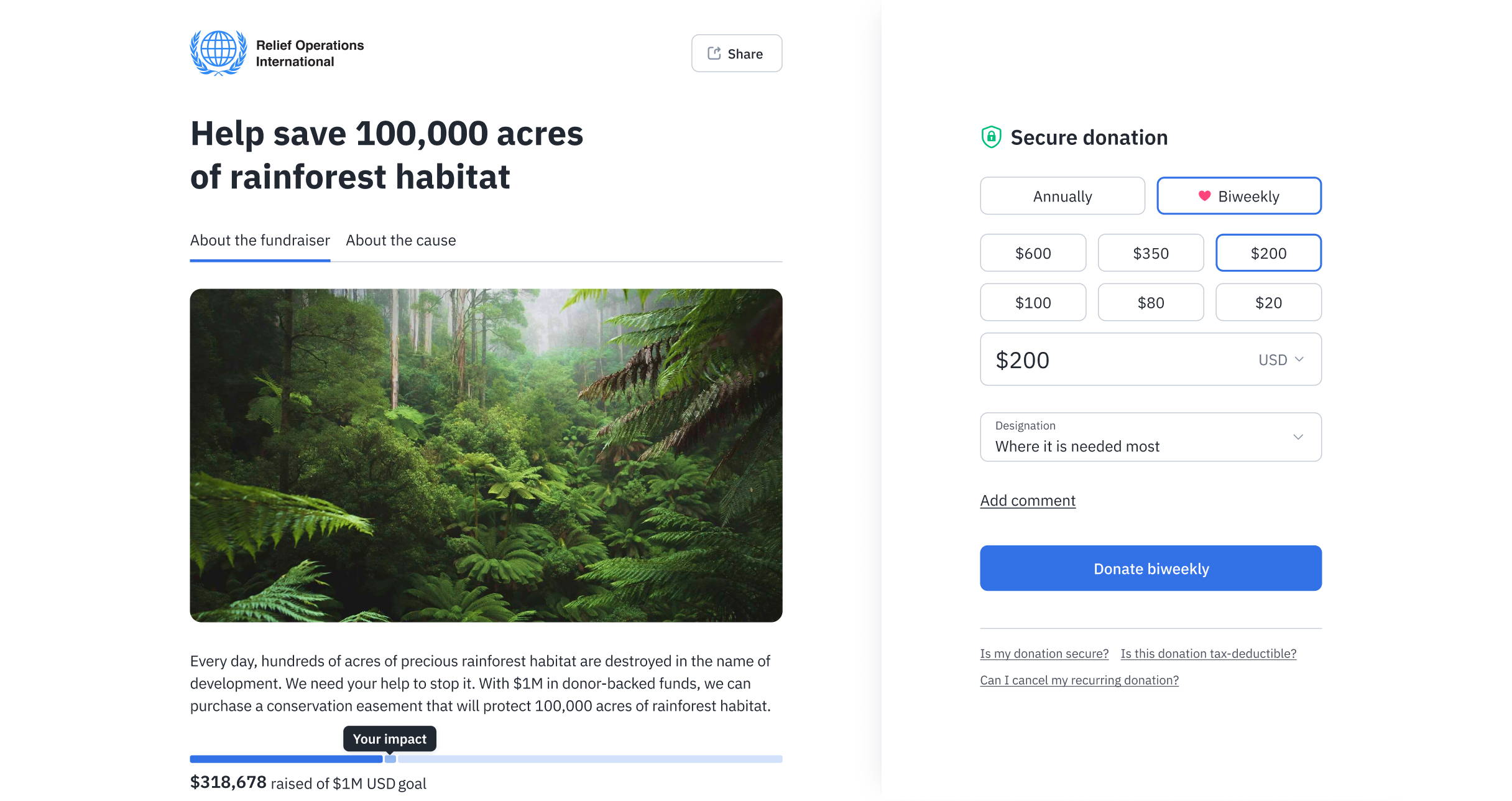 Campaign Pages Screenshot 2