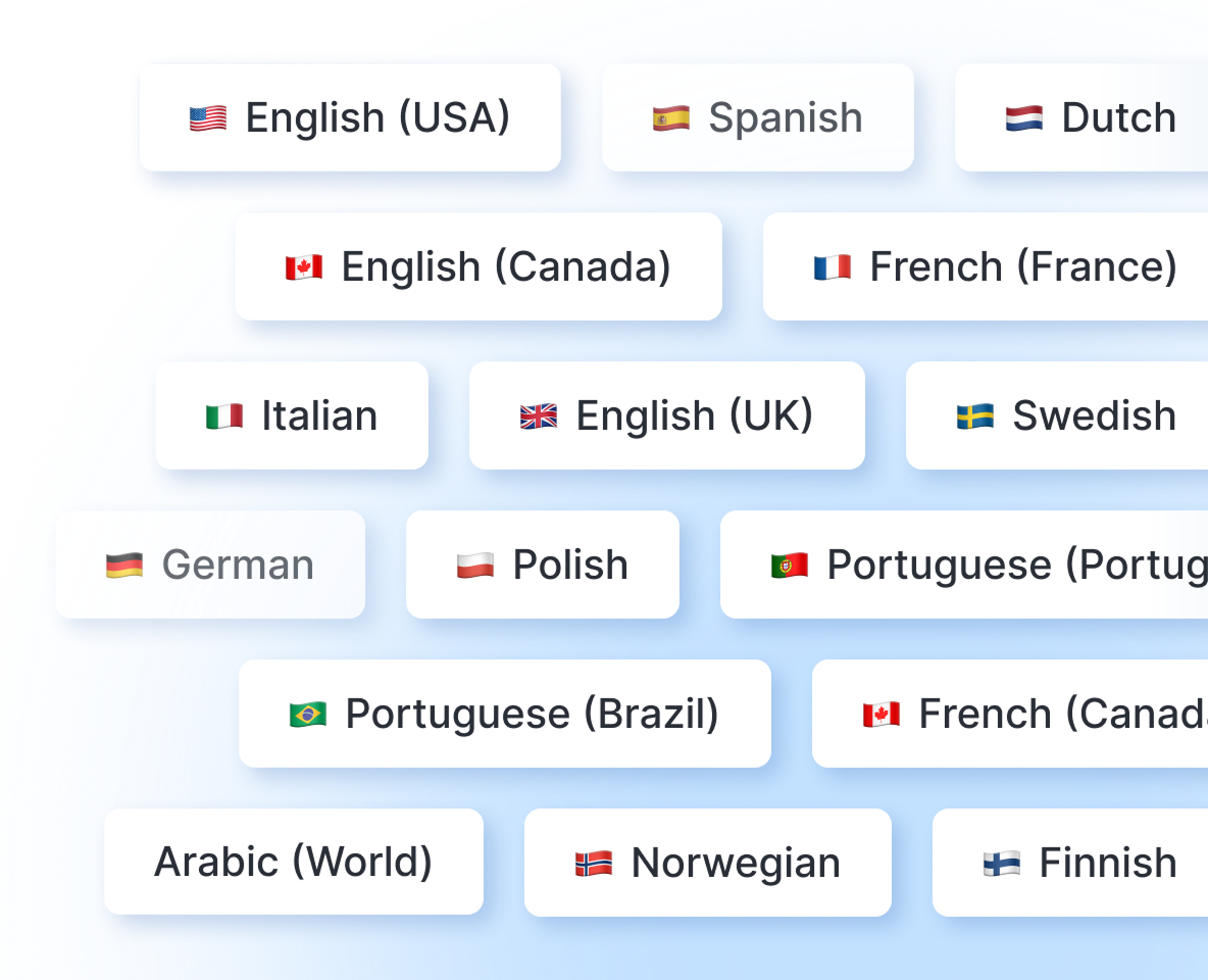 Customize translated content
