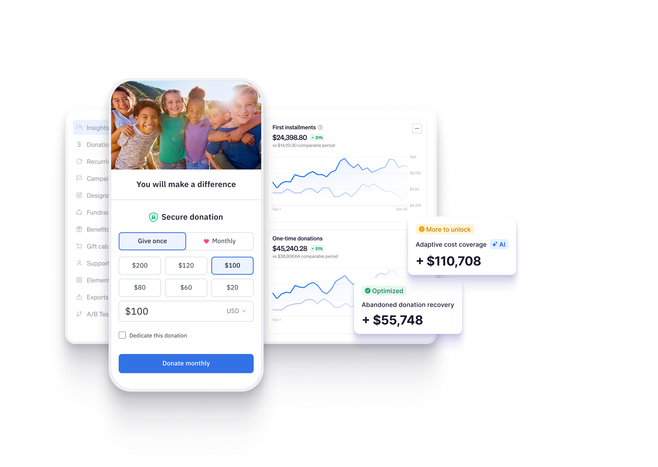 The new standard for online giving